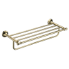 ESTANTE TOALLA DOBLE GOLD CLASICA