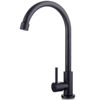 GRIFO DE PAREDE ECOSLIM EN COLOR NEGRO FOSCO
