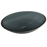LAVABO ORPHEUM FH-A62T 500*350*150MM DE APOYO COLOR BLACK