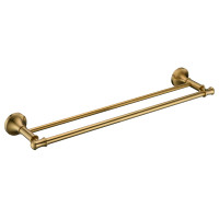 TOALLERO DOBLE DORADO CEPILLADO CLASICO