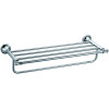 ESTANTE TOALLA DOBLE CROMADA CLASICA
