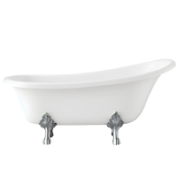 BANERA VICTORIANA CROMADA 1.75 M