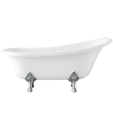 BANERA VICTORIANA  CROMADO 1.60 M
