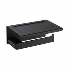 SOPORTE DE PAPEL BRATTI FLAT NEGRO MATTE