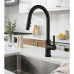 GRIFO FORLI MONO PULL OUT BRATTI NEGRO MATTE 