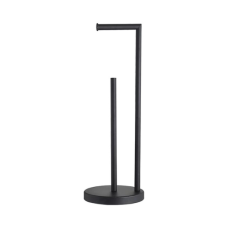PORTA PAPEL HIGIENICO DE PIE BRATTI NEGRO MATTE 
