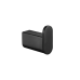 KIT ACCESORIOS BANO BRATTI FLAT NEGRO MATTE 4PÇ