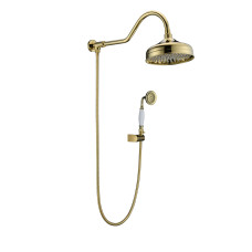DUCHA CON DESVIADOR DORADO CLASSIC