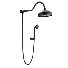 DUCHA CON DESVIADOR PRETO FOSCO CLASSIC