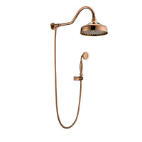 DUCHA CON DESVIADOR ROSE GOLD CLASSIC
