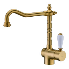 GRIFO MONO DE COCINA CLASSIC DORADO CEPILLADO