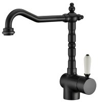 GRIFO MONO DE COCINA CLASSIC NEGRO MATE