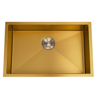 BACHA EN INOX 64*44*22CM DORADA