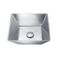 LAVABO DE SOBREPONER EN INOX 40*40*13CM  WBT4040
