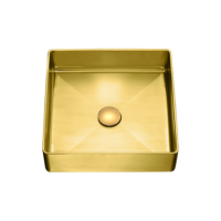 LAVABO DE SOBREPONER EN INOX 36*36*14CM WBT3636140G
