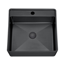 CUBA EM INOX 41*41*14CM