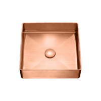 LAVABO DE SOBREPONER EN INOX 36*36*14CM WBT3636140RG