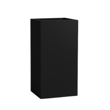 LAVABO PEDESTAL MARBLE  480*480*850 COLOR NEGRO MATE