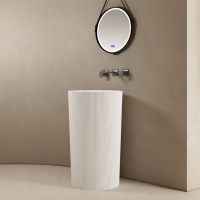 LAVABO PEDESTAL RAVENA  500*500*850 COLOR BLANCA