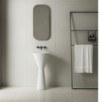 LAVABO PEDESTAL ALBUME20 450*450*900 COLOR MATE WHITE
