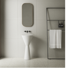 LAVABO PEDESTAL ALBUME20 450*450*900 COLOR MATE WHITE