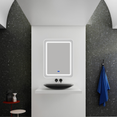 ESPEJO SMART EN SOLID SURFACE 550*800*120MM EN COLOR BLANCO MATTE