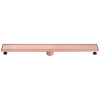 DESAGUE LINEAL INOXIDABLE ROSE GOLD 120 CM