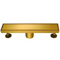 DESAGUE LINEAL INOXIDABLE DORADO 30 CM