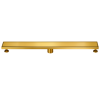 DESAGUE LINEAL INOXIDABLE DORADO 80 CM