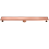 DESAGUE LINEAL INOXIDABLE ROSE GOLD 150 CM