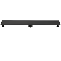 DESAGUE LINEAL INOXIDABLE  NEGRO MATE 150 CM