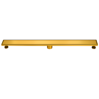 DESAGUE LINEAL INOXIDABLE DORADO 150 CM