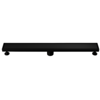 DESAGUE LINEAL INOXIDABLE NEGRO MATE 80 CM
