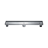 Desagüe de Piso Lineal Dawn 150 cm en Acero Inoxidable – Acabado Acero Satinado -  Reversible -  LCO590304