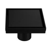 Desagüe de Piso Dawn 13x13 cm en Acero Inoxidable – Acabado Negro Grisáceo -  LVA050504NMBS 