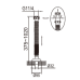 SIFON RETRACTIL G2 1/4 G1 1/2 300-700 C/ ROSCA