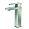 GRIFO MONO MEDIO THAMES ACERO CEPILLADO