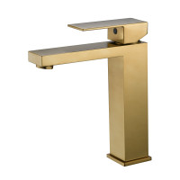 GRIFO MONO MEDIO THAMES ORO CEPILLADO