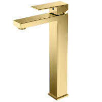 GRIFO MONO ALTO THAMES DORADO CEPILLADO