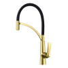 GRIFO COCINA PULL-OUT MONO DORADO DIAMOND