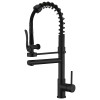 GRIFO COCINA PULL-OUT DOBLE NEGRO MATE CARL