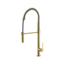 GRIFO GOURMET SLIM MONO DE COCINA DORADO CARL