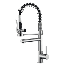 GRIFO COCINA PULL-OUT DOBLE CROMADO CARL