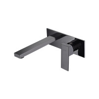 GRIFO DE PARED MONO THAMES GRAFITO PULIDO