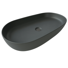 LAVABO MAXI ART BASIN CON 820*415*135MM COLOR GRIS OSCURO
