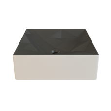 LAVABO CRISTALLO A550 ART BASIN 405*405*120MM MW/GRAY