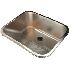 TANQUE DE EMPOTRAR PARA LAVADERO 55*45CM EN INOX 201