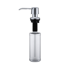 DISPENSADOR DE JABON COLOR CROMADO