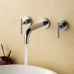 GRIFO MEZCLADOR YORK DE PARED EN COLOR CROMADA 