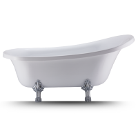 BANERA VICTORIANA CLAWFOOT CROMADO 175*76*75CM